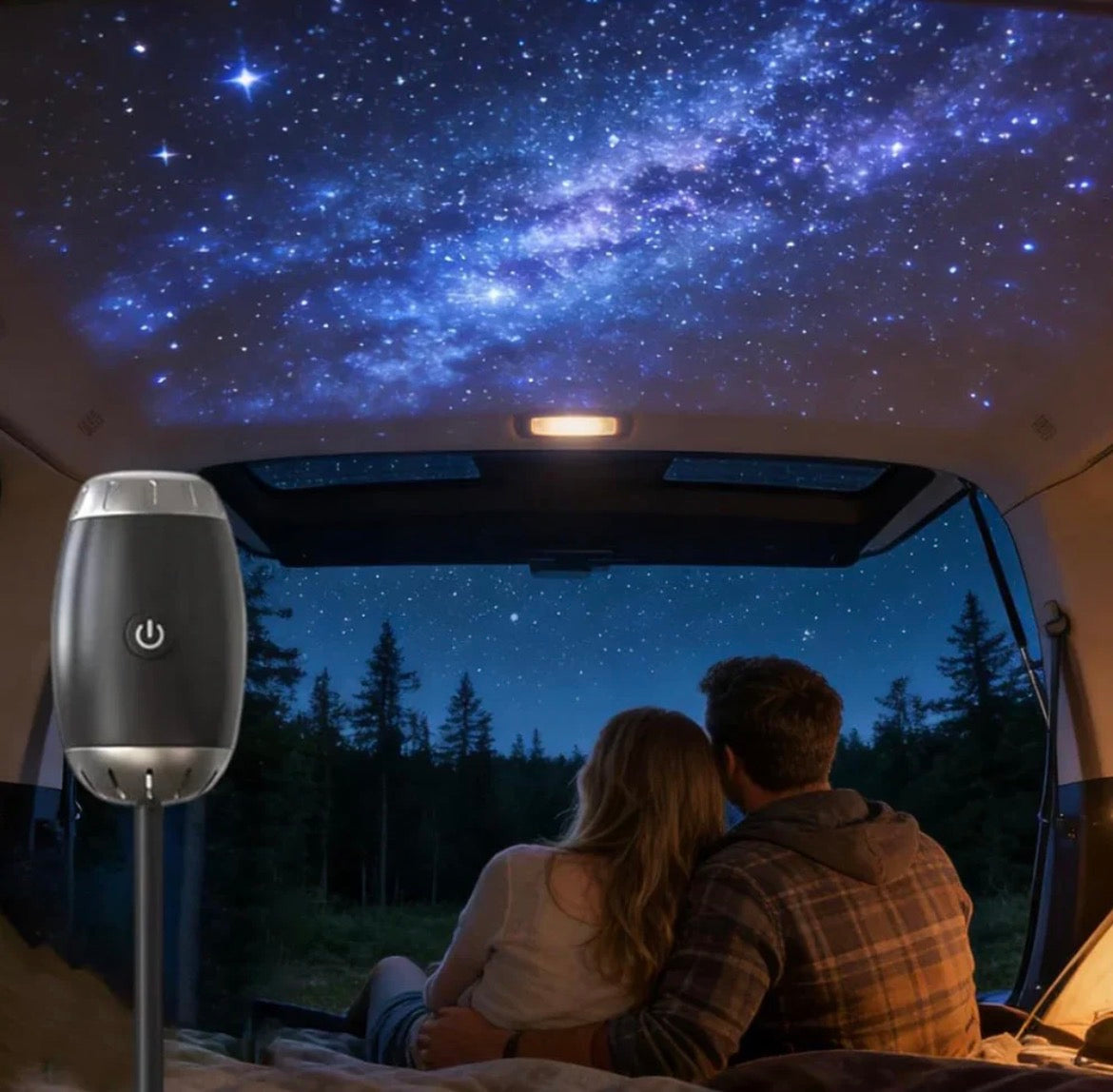 Mini Galaxy Projector Light For Room And Car Ambience